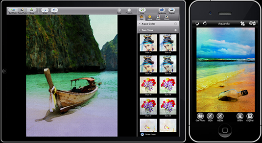 Interface Example for iPad, iPhone & iTouch