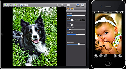 Interface Example for iPad, iPhone & iTouch