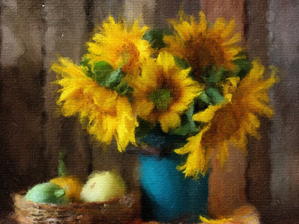 Painted artwork detail accompanying Alla Prima