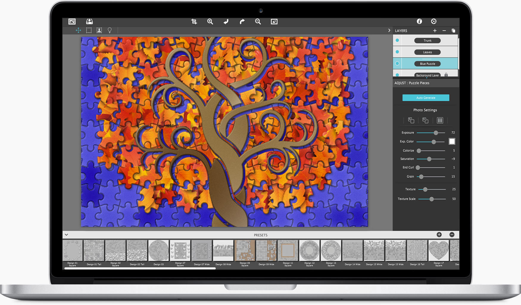 JixiPix PuzziPix Pro for Mac 1.0.20 破解版 专业图片拼图工具