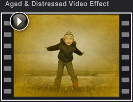 Vintage Scene Video takes the features of Vintage Scene and gives video enthusiasts the ability to create videos with an aged and distressed look.